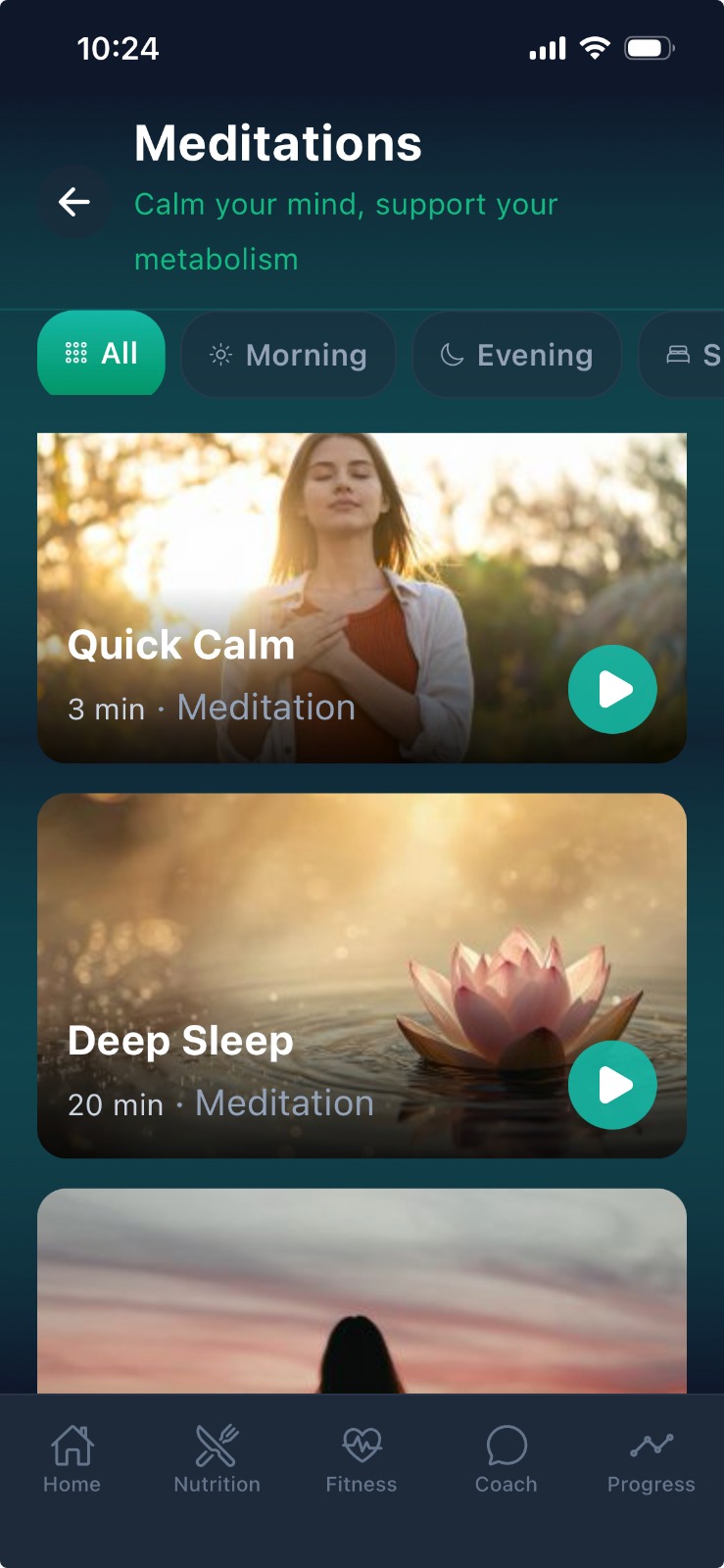 Guided meditations