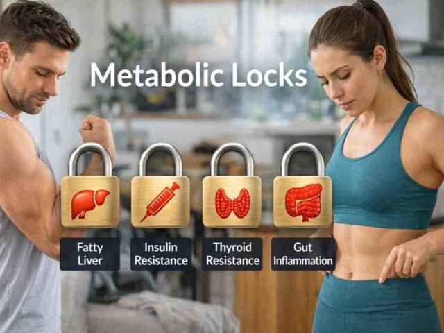Why You Can’t Lose Weight: The Four Metabolic Locks Keeping You Stuck (And How to Unlock Them)